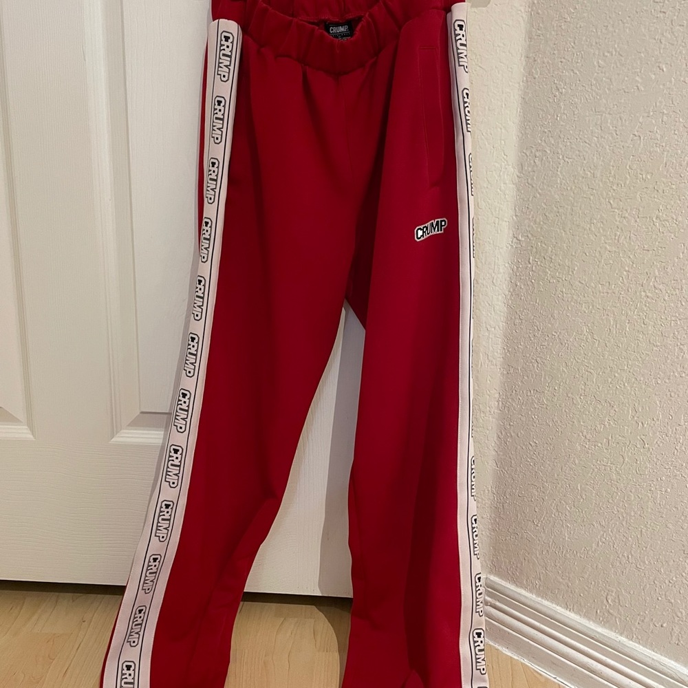 Crump Red Track Pants
